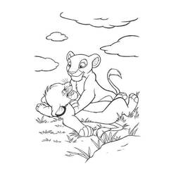 Disegno da colorare: Nala (Personaggi dei Cartoni Animati) #180410 - Pagine da Colorare Stampabili Gratuite