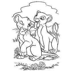 Disegno da colorare: Nala (Personaggi dei Cartoni Animati) #180412 - Pagine da Colorare Stampabili Gratuite