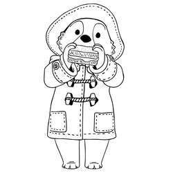 Disegno da colorare: Paddington (Personaggi dei Cartoni Animati) #209490 - Pagine da Colorare Stampabili Gratuite