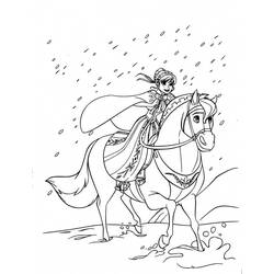Disegno da colorare: Princess Anna (Personaggi dei Cartoni Animati) #181959 - Pagine da Colorare Stampabili Gratuite