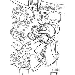Disegno da colorare: Rapunzel (Personaggi dei Cartoni Animati) #170051 - Pagine da Colorare Stampabili Gratuite