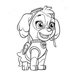 Disegno da colorare: Stella PAW Patrol (Personaggi dei Cartoni Animati) #181701 - Pagine da Colorare Stampabili Gratuite