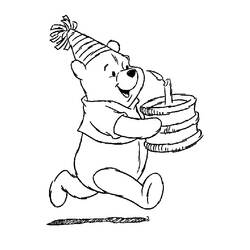 Disegno da colorare: Winnie the Pooh (Personaggi dei Cartoni Animati) #28605 - Pagine da Colorare Stampabili Gratuite