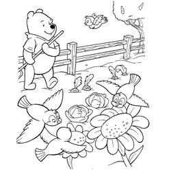 Disegno da colorare: Winnie the Pooh (Personaggi dei Cartoni Animati) #28643 - Pagine da Colorare Stampabili Gratuite