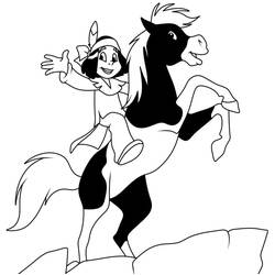 Disegni da colorare: Yakari - Pagine da Colorare Stampabili Gratuite