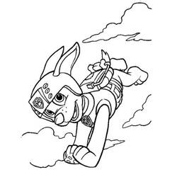 Disegno da colorare: Zuma PAW Patrol (Personaggi dei Cartoni Animati) #181686 - Pagine da Colorare Stampabili Gratuite