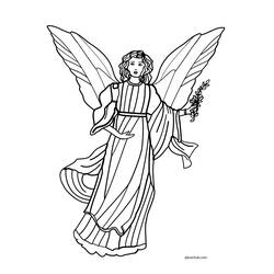 Disegno da colorare: Angelo (Personaggi) #86306 - Pagine da Colorare Stampabili Gratuite