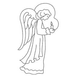 Disegno da colorare: Angelo (Personaggi) #86420 - Pagine da Colorare Stampabili Gratuite