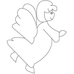 Disegno da colorare: Angelo (Personaggi) #86432 - Pagine da Colorare Stampabili Gratuite