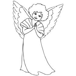 Disegno da colorare: Angelo (Personaggi) #86461 - Pagine da Colorare Stampabili Gratuite