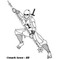 Disegno da colorare: Ninja (Personaggi) #148315 - Pagine da Colorare Stampabili Gratuite