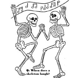 Disegno da colorare: Scheletro (Personaggi) #147494 - Pagine da Colorare Stampabili Gratuite