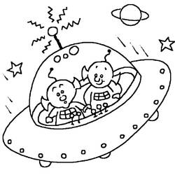 Disegno da colorare: UFO (Personaggi) #103403 - Pagine da Colorare Stampabili Gratuite