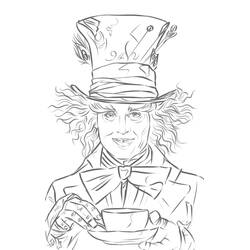 Disegni da colorare: Johnny Depp - Pagine da Colorare Stampabili Gratuite