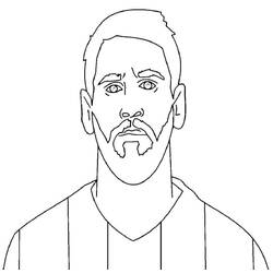 Disegno da colorare: Lionel Messi (Persone famose) #170994 - Pagine da Colorare Stampabili Gratuite