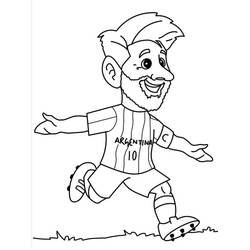 Disegno da colorare: Lionel Messi (Persone famose) #170995 - Pagine da Colorare Stampabili Gratuite