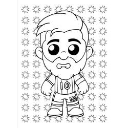 Disegno da colorare: Lionel Messi (Persone famose) #193555 - Pagine da Colorare Stampabili Gratuite