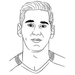 Disegno da colorare: Lionel Messi (Persone famose) #193568 - Pagine da Colorare Stampabili Gratuite