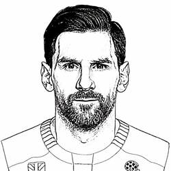 Disegno da colorare: Lionel Messi (Persone famose) #213381 - Pagine da Colorare Stampabili Gratuite