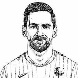Disegno da colorare: Lionel Messi (Persone famose) #213382 - Pagine da Colorare Stampabili Gratuite