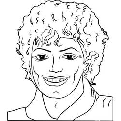 Disegno da colorare: Michael Jackson (Persone famose) #212381 - Pagine da Colorare Stampabili Gratuite