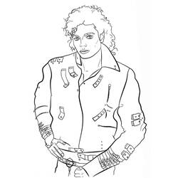 Disegno da colorare: Michael Jackson (Persone famose) #212392 - Pagine da Colorare Stampabili Gratuite