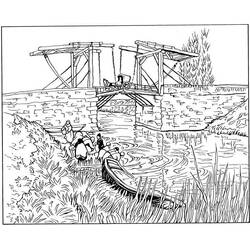 Disegno da colorare: Vincent van Gogh (Persone famose) #219531 - Pagine da Colorare Stampabili Gratuite