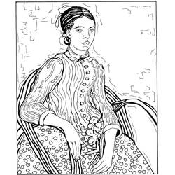 Disegno da colorare: Vincent van Gogh (Persone famose) #219534 - Pagine da Colorare Stampabili Gratuite