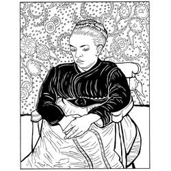 Disegno da colorare: Vincent van Gogh (Persone famose) #219544 - Pagine da Colorare Stampabili Gratuite