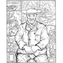 Disegno da colorare: Vincent van Gogh (Persone famose) #219553 - Pagine da Colorare Stampabili Gratuite