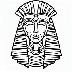 Disegno da colorare: Faraone (Religione e Mitologia) #192978 - Pagine da Colorare Stampabili Gratuite