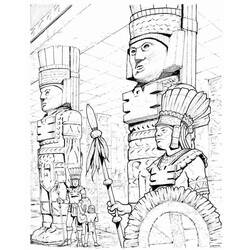 Disegno da colorare: Mitologia Azteca (Religione e Mitologia) #111697 - Pagine da Colorare Stampabili Gratuite