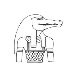 Disegno da colorare: Mitologia Egizia (Religione e Mitologia) #111244 - Pagine da Colorare Stampabili Gratuite