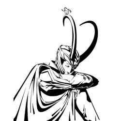 Disegni da colorare: Mitologia Nordica - Pagine da Colorare Stampabili Gratuite