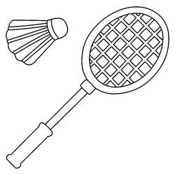 Disegni da colorare: Badminton - Pagine da Colorare Stampabili Gratuite
