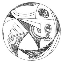 Disegni da colorare: Campionato UEFA Euro - Pagine da Colorare Stampabili Gratuite