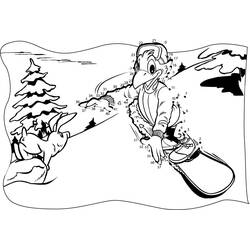 Disegno da colorare: Tavola da Neve (Sport) #143837 - Pagine da Colorare Stampabili Gratuite