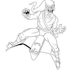 Disegno da colorare: Goblin Verde (Supereroi e Supercattivi) #214041 - Pagine da Colorare Stampabili Gratuite
