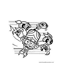 Disegno da colorare: Le Superchicche (Supereroi e Supercattivi) #39417 - Pagine da Colorare Stampabili Gratuite