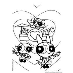 Disegno da colorare: Le Superchicche (Supereroi e Supercattivi) #39440 - Pagine da Colorare Stampabili Gratuite