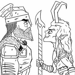 Disegni da colorare: Loki - Pagine da Colorare Stampabili Gratuite