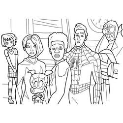 Disegno da colorare: Miles Morales (Supereroi e Supercattivi) #212107 - Pagine da Colorare Stampabili Gratuite