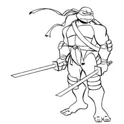 Disegno da colorare: Ninja Turtles (Supereroi e Supercattivi) #75353 - Pagine da Colorare Stampabili Gratuite