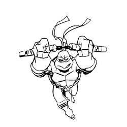 Disegno da colorare: Ninja Turtles (Supereroi e Supercattivi) #75525 - Pagine da Colorare Stampabili Gratuite
