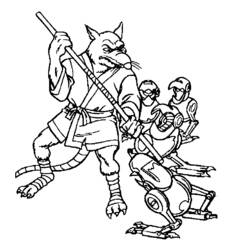 Disegno da colorare: Ninja Turtles (Supereroi e Supercattivi) #75634 - Pagine da Colorare Stampabili Gratuite