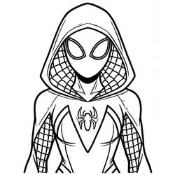 Disegno da colorare: Ragno Fantasma (Supereroi e Supercattivi) #217893 - Pagine da Colorare Stampabili Gratuite