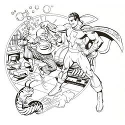 Disegno da colorare: Shazam (Supereroi e Supercattivi) #208390 - Pagine da Colorare Stampabili Gratuite