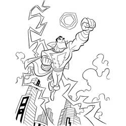 Disegno da colorare: Shazam (Supereroi e Supercattivi) #208400 - Pagine da Colorare Stampabili Gratuite