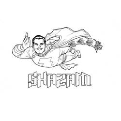Disegno da colorare: Shazam (Supereroi e Supercattivi) #208403 - Pagine da Colorare Stampabili Gratuite