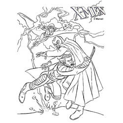 Disegno da colorare: X-Men (Supereroi e Supercattivi) #74371 - Pagine da Colorare Stampabili Gratuite